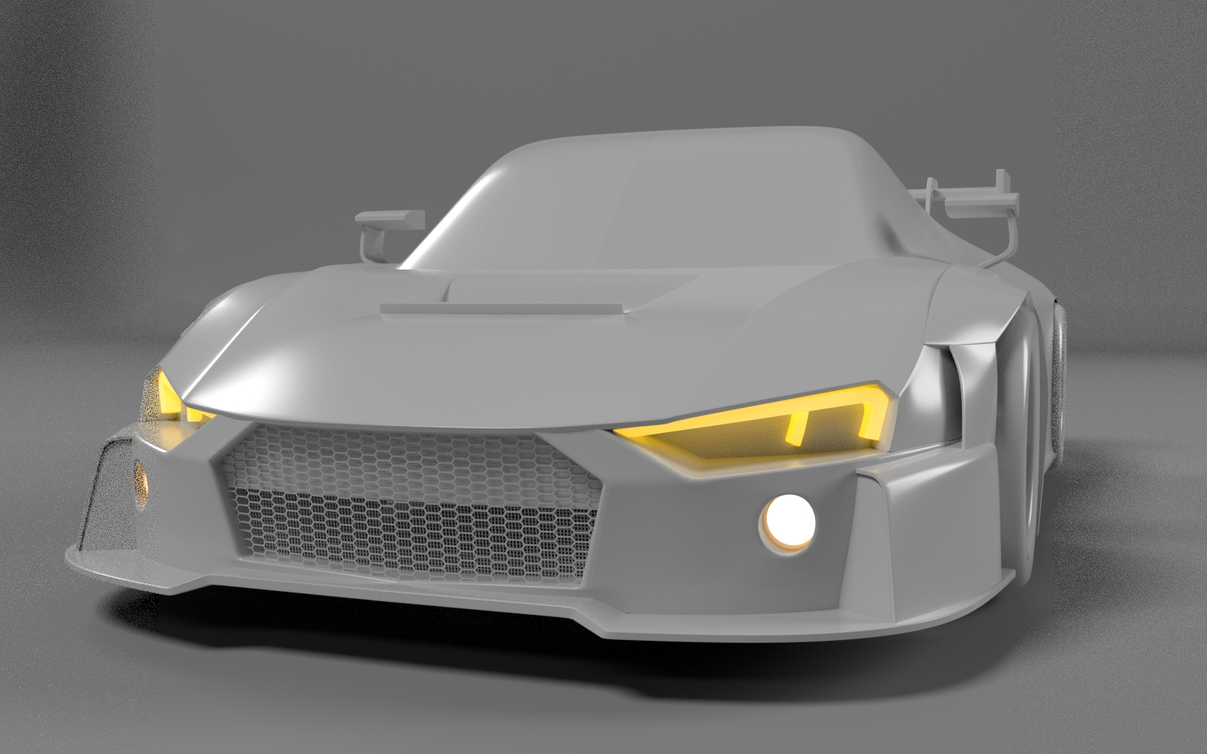 【maya建模】零基础奥迪超跑模型布线卡线,maya基础跑车建模教程