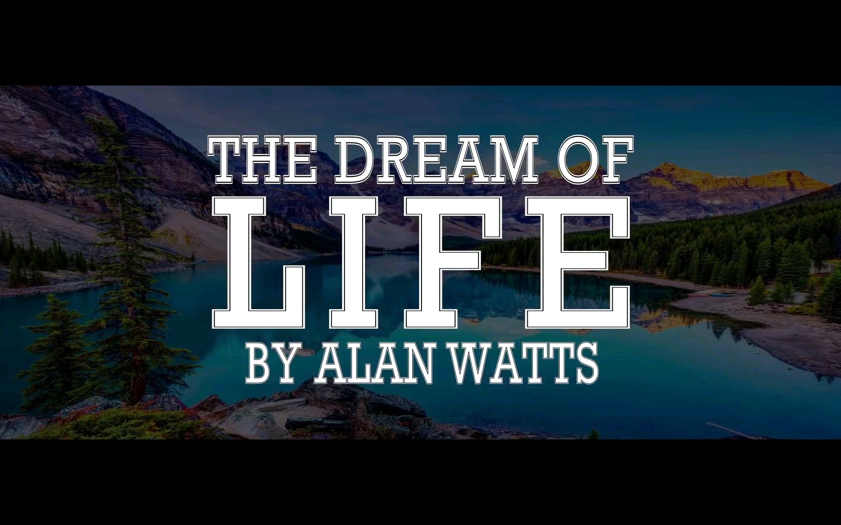 alan watts——the dream of life