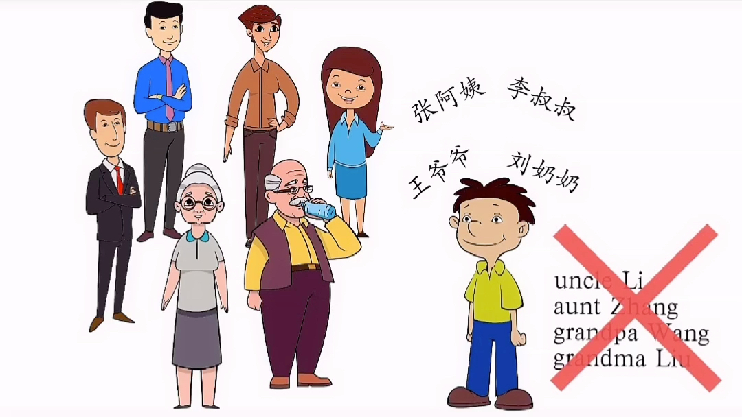 [图]uncle/aunt/grandpa/grandma可不能随便用哦