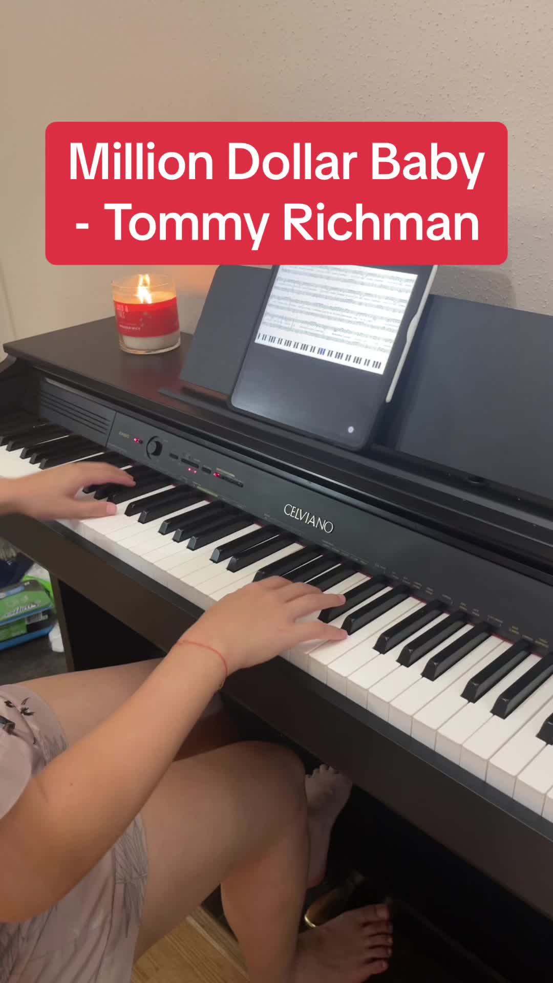 Tommy Richman的百万美元宝贝 钢琴封面哔哩哔哩bilibili