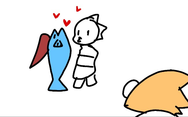 怪物小孩和鱼姐#%@被宅龙发现