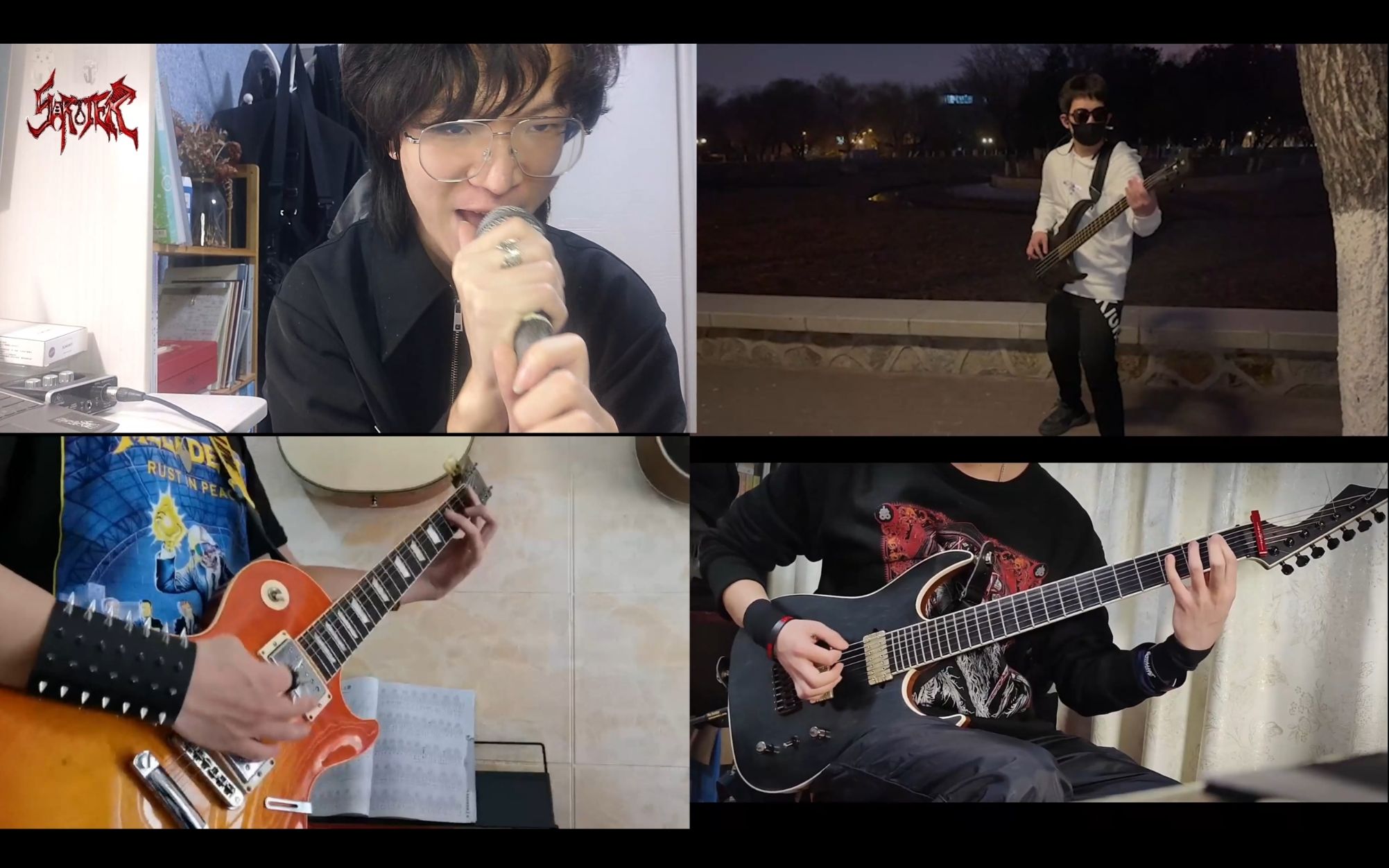 [Metal合奏]Tornado Of Souls Cover by Garoter乐队(feat.Yorick Black)哔哩哔哩bilibili