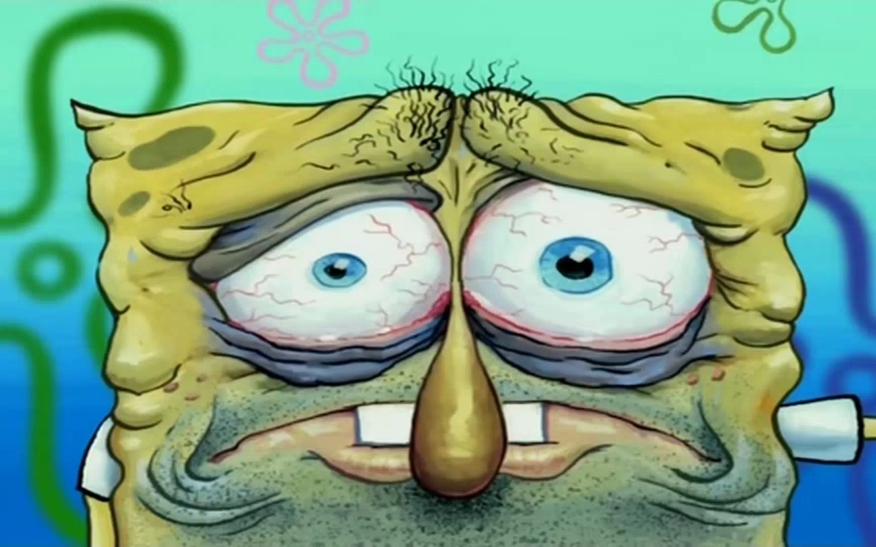 海绵宝宝太胆小,看鬼故事吓一天,晚上回家都不敢关灯