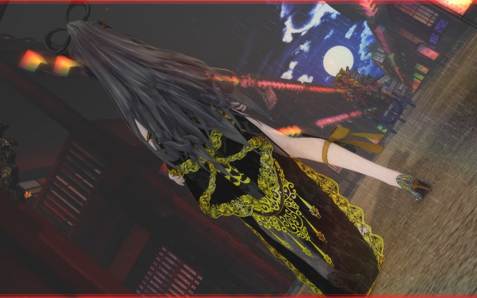 青鸾式旗袍天依【mmd】下雨了,我能送你回家吗?