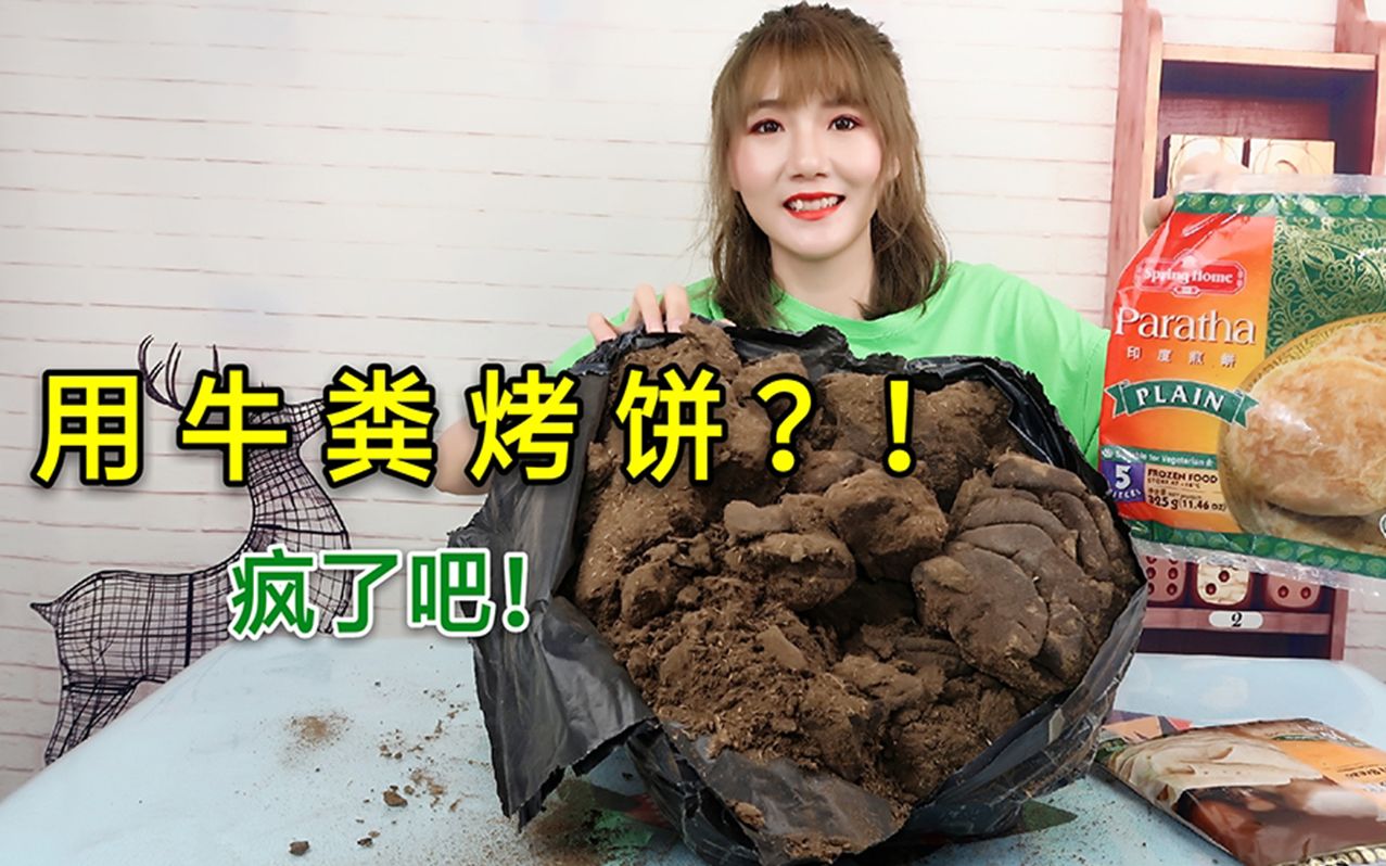 真是实力宠粉了粉丝让吃牛粪烤饼我真的做了一言难尽呀