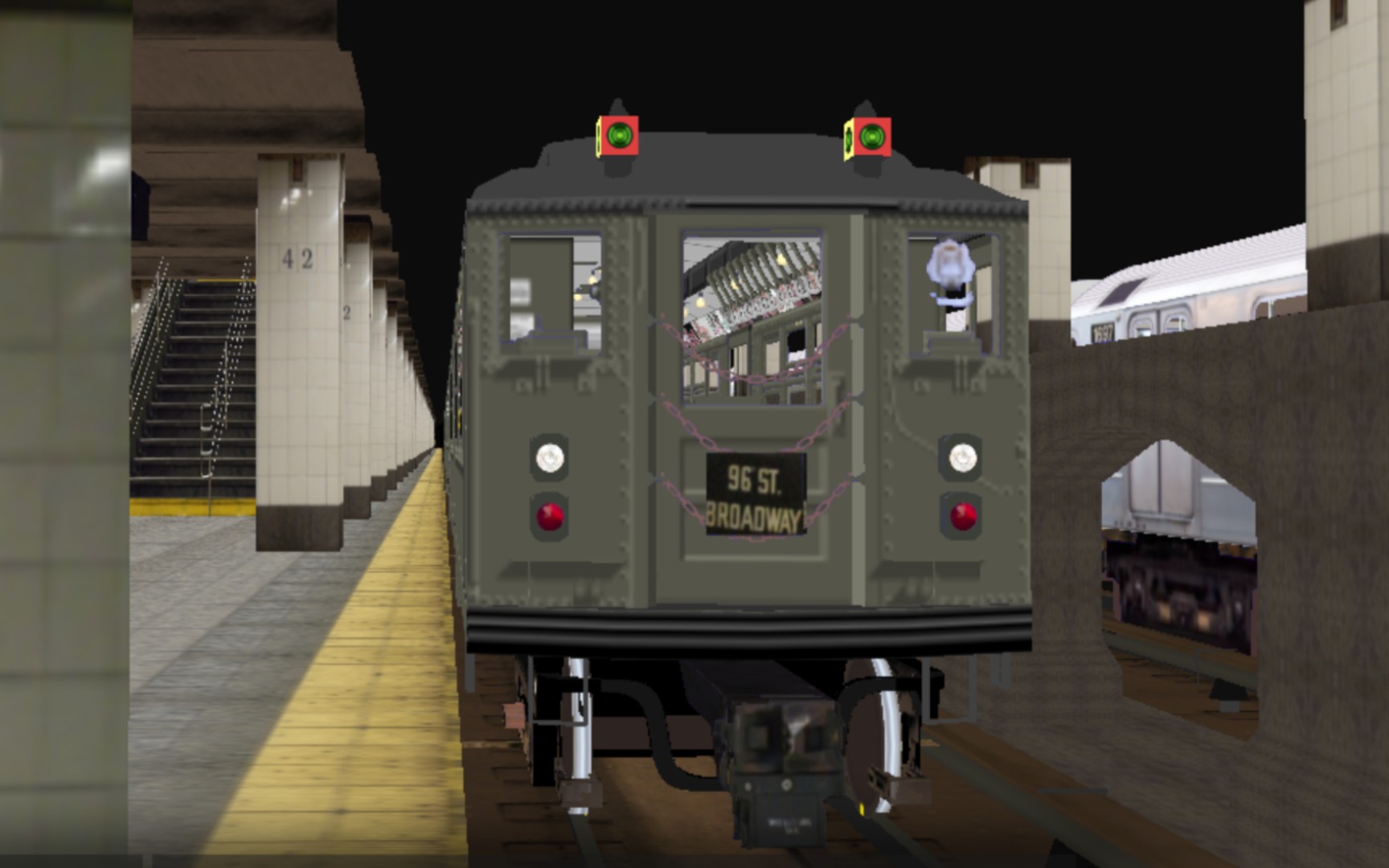 【hmmsim2 前方展望pov 第331期】纽约地铁4号线洋基队特别班列快车