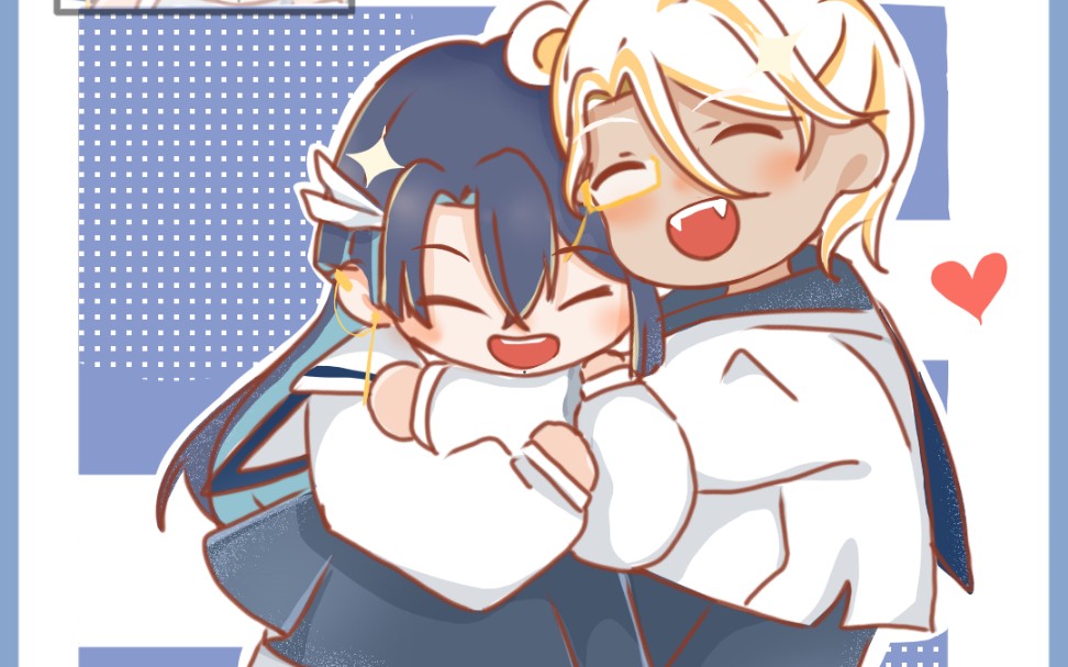 【afaer/林亚x展麟】峡谷联动回白蓝可爱互动合集1