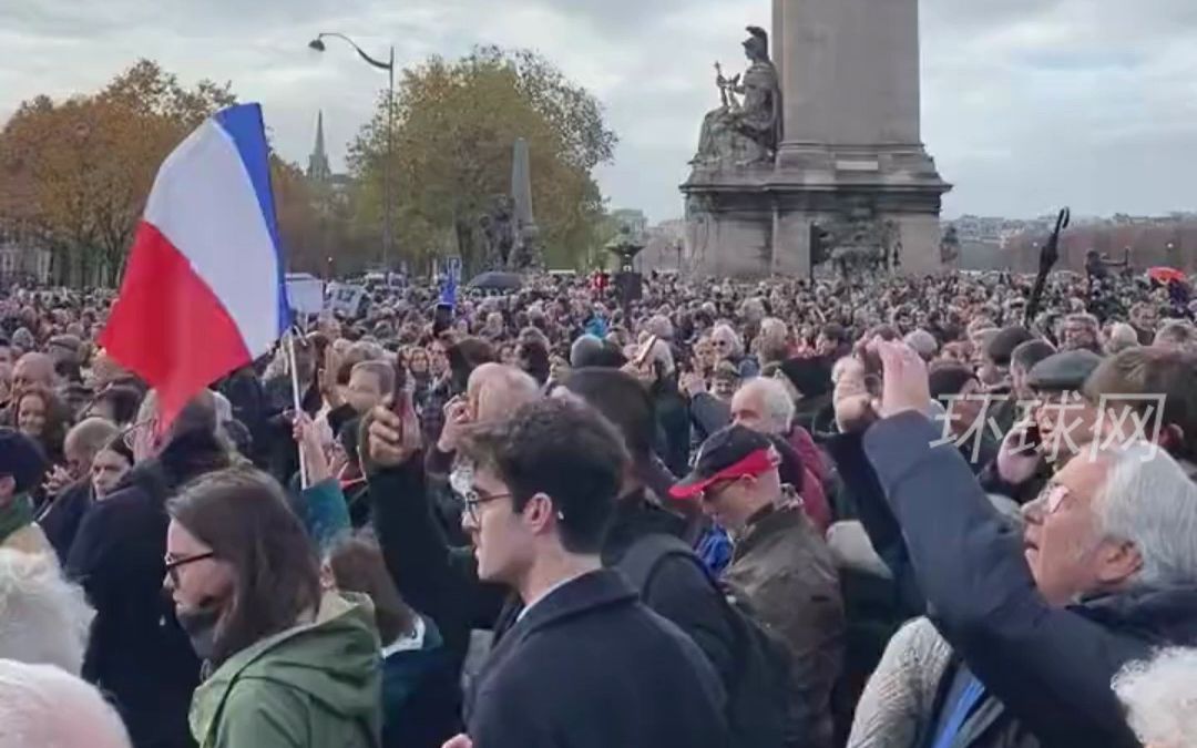 巴黎等地共超过10万人游行抗议"反犹主义行为",法国总理和勒庞参加