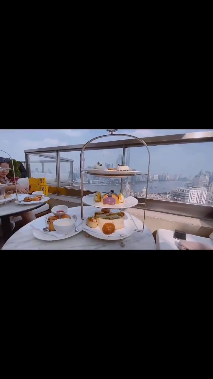 上海拍照91|艾迪逊酒店江景高空下午茶