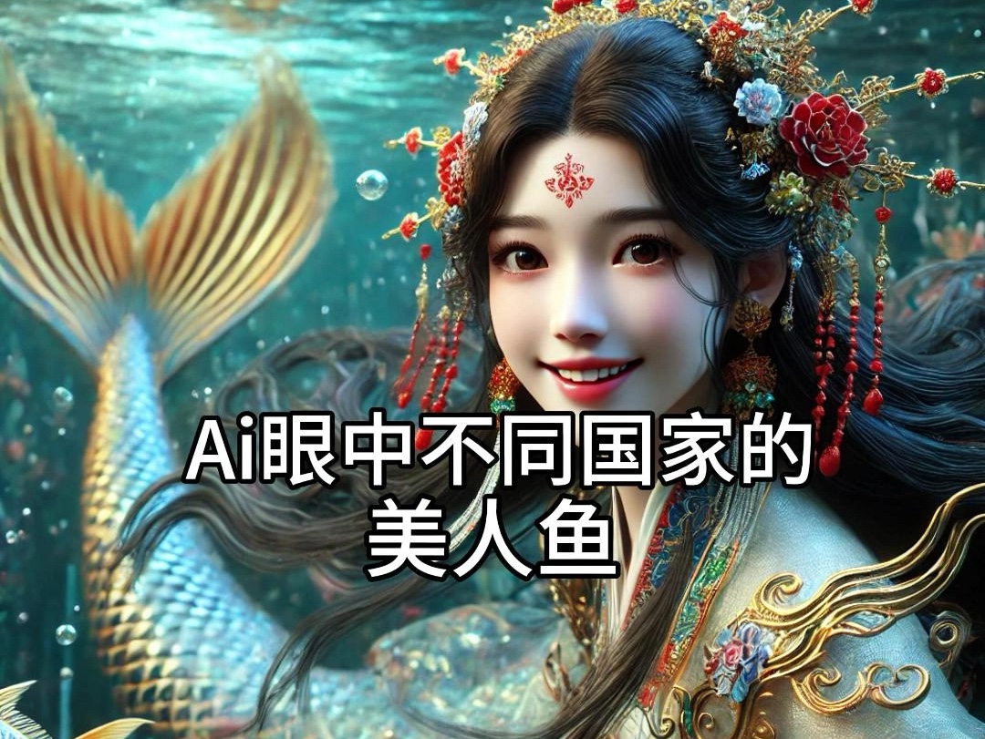 Ai眼中不同国家的美人鱼长啥样?快来看哔哩哔哩bilibili