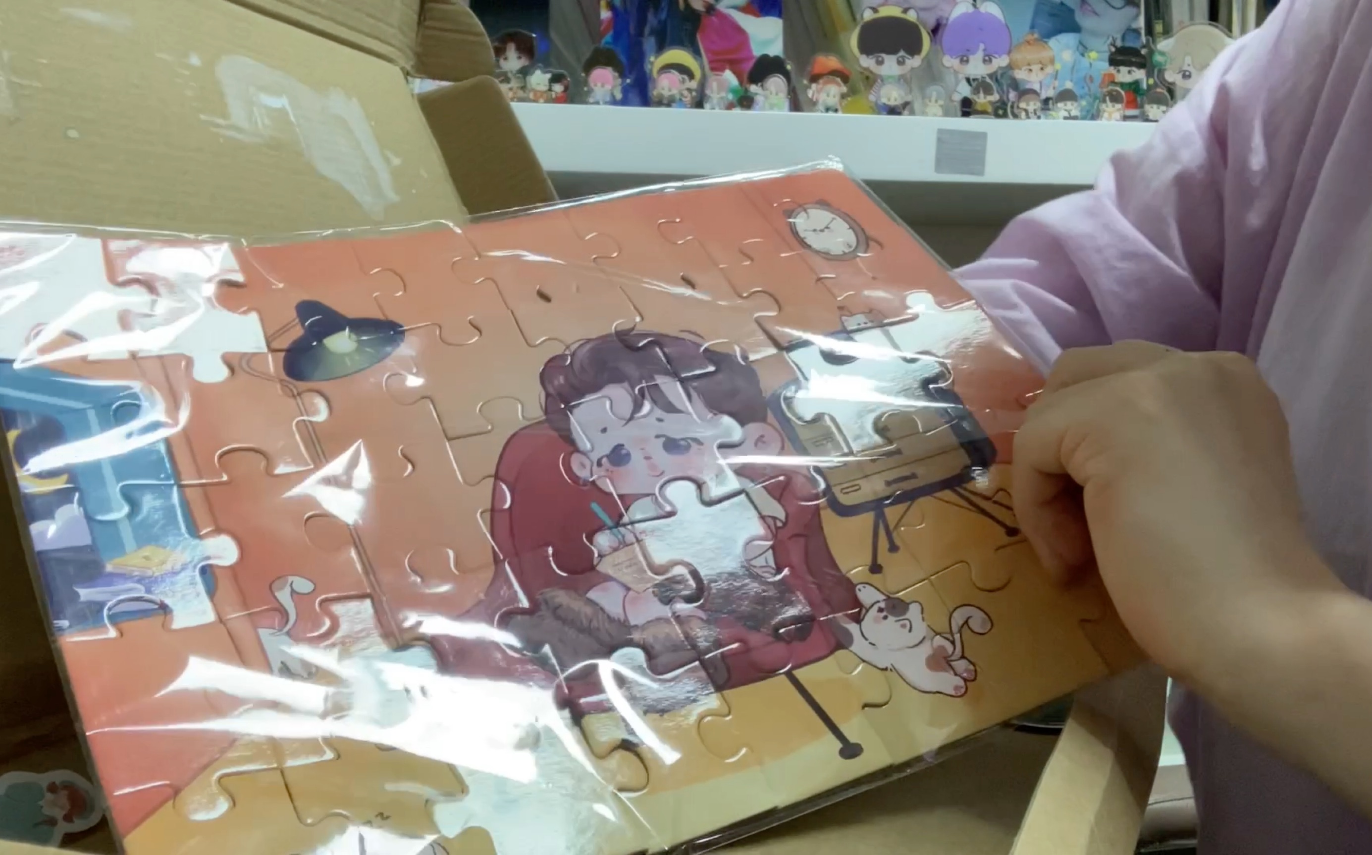 旻吧拼图便利贴开箱