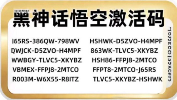 [图]11.6号豪横准备了【黑神话悟空】给3000份猴，激活码兄弟们评论区拿✔✔要速度，收慢就没有啦!  一起见证大圣归来!