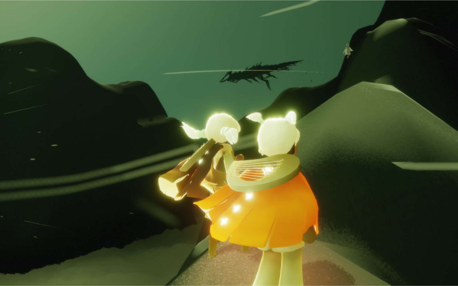 明天出成绩一首好运来送给我自己qwq光遇竖琴演奏