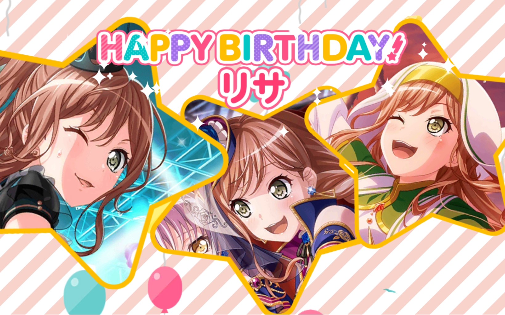 bangdream2020今井莉莎生日日服国服生日限定语音