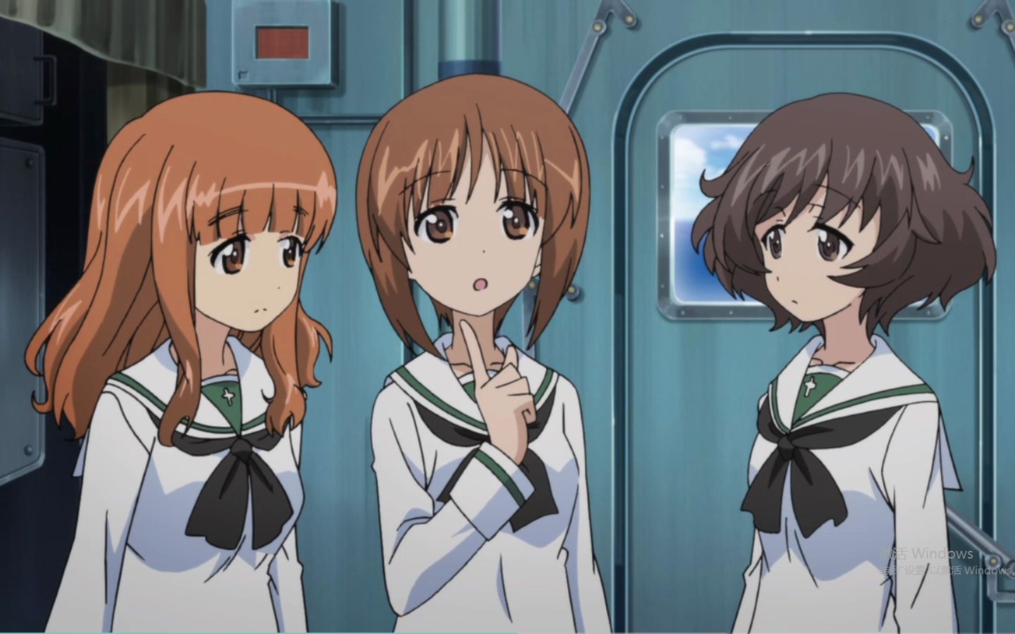 【少女与战车】大洗学院舰内部挺豪华的啊,不知道桑达斯的是什么样子