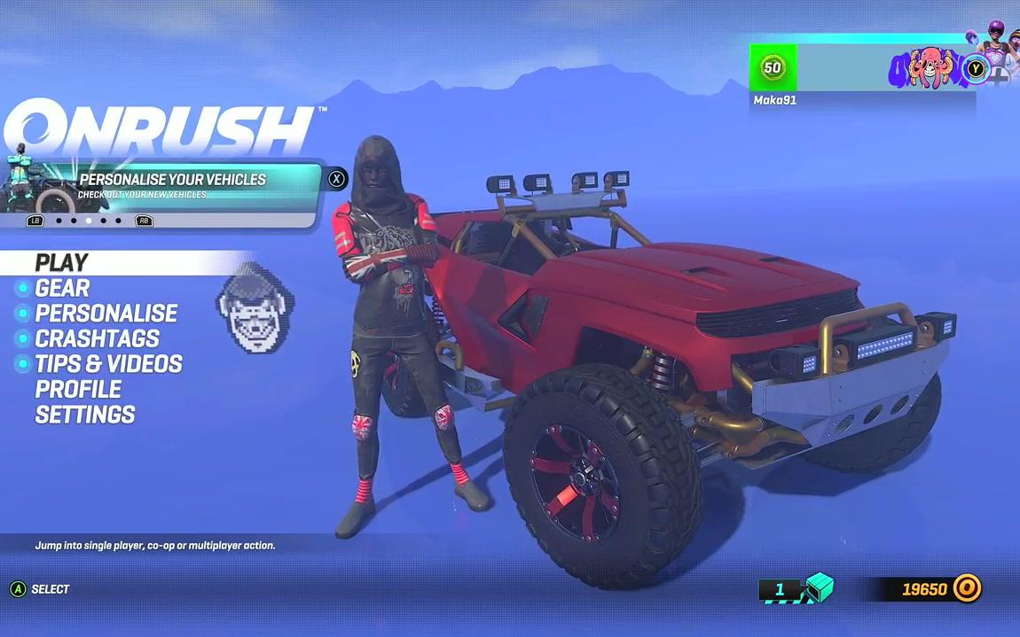 [图]ONRUSH - Vomit Comet (4+ Barrel Rolls in One Jump) Achievement-Trophy Guide - Wh