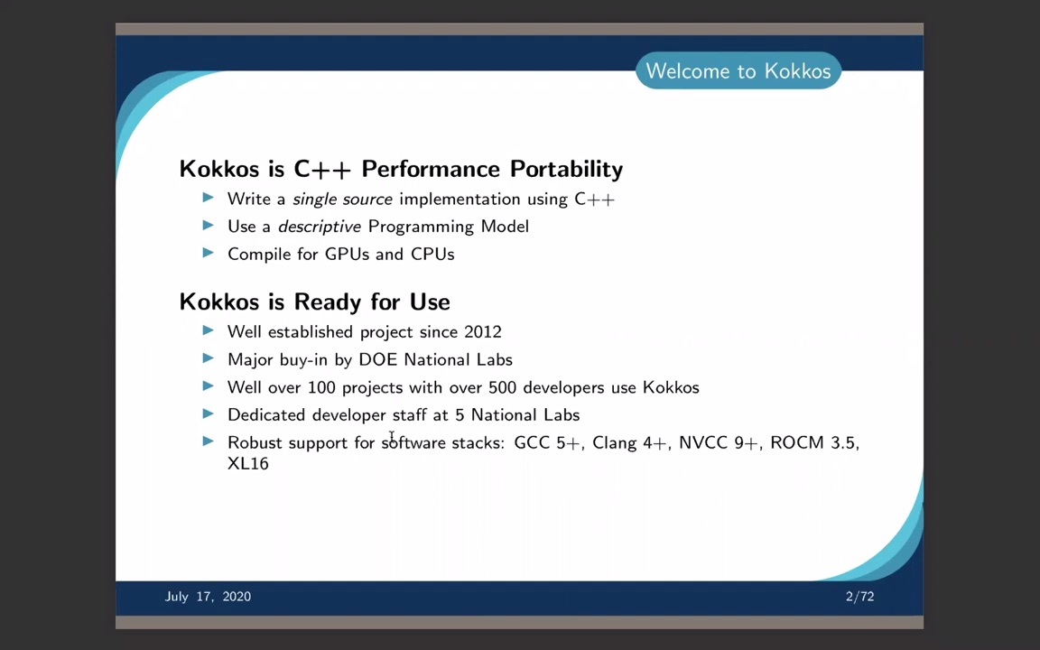 [图]The Kokkos Lectures - module 1