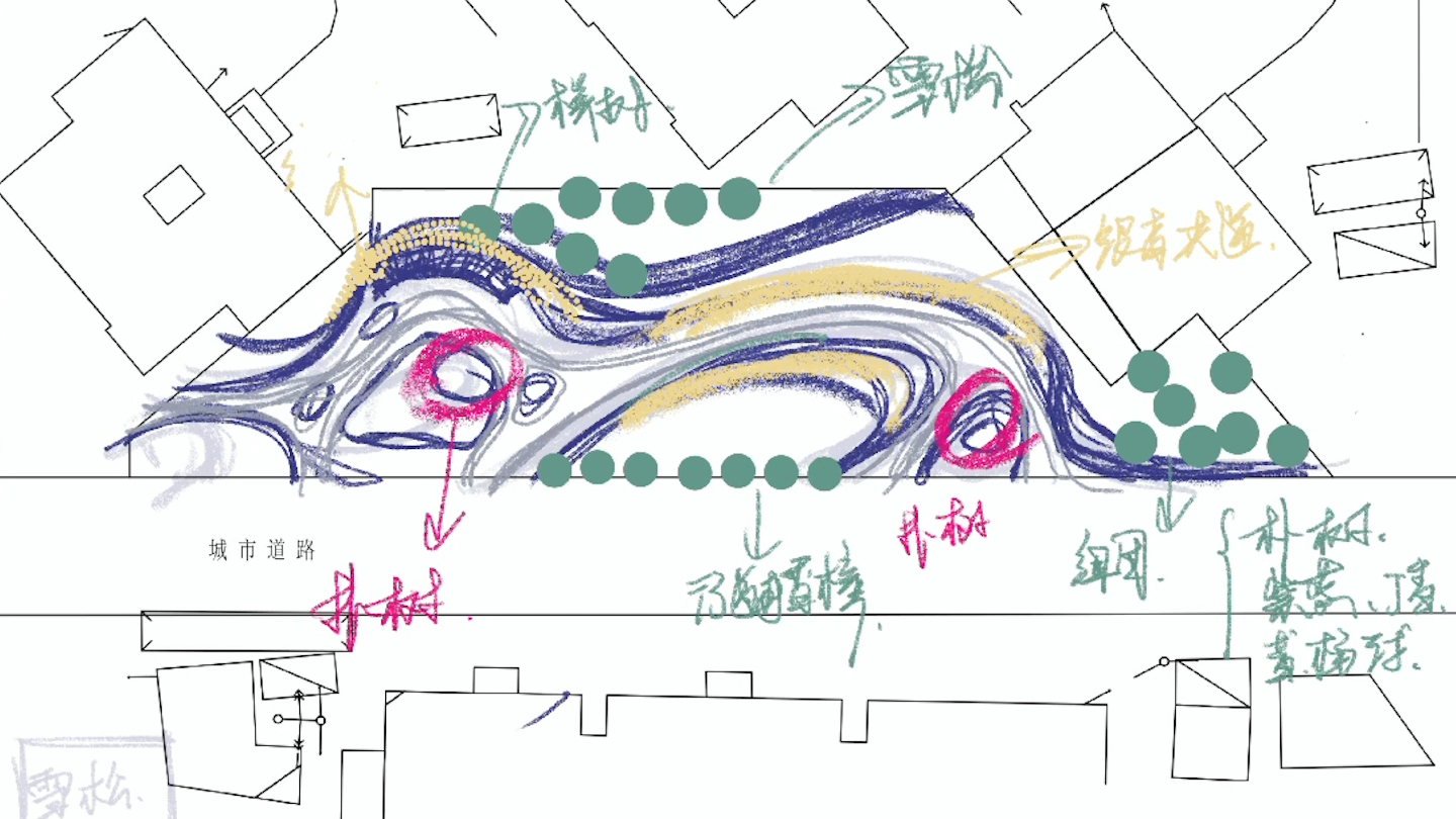 景观方案设计丨Procreate草图方案PS彩平图哔哩哔哩bilibili