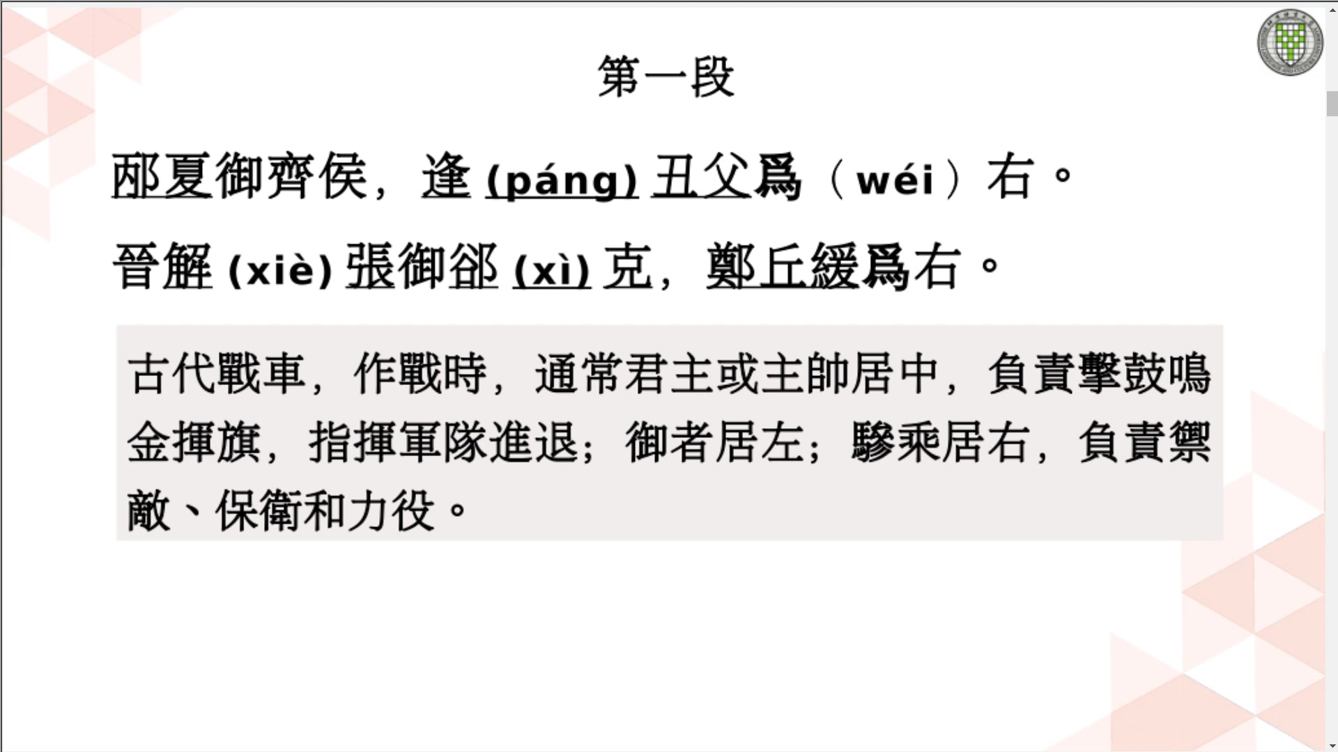 左传 王力 古代汉语 第一册 第一单元 文选 郑伯克段于鄢 晋灵公不君 齐晋鞍之战 齐晋鞌之战 古文观止 成人高考 专升本 语文哔哩哔哩bilibili