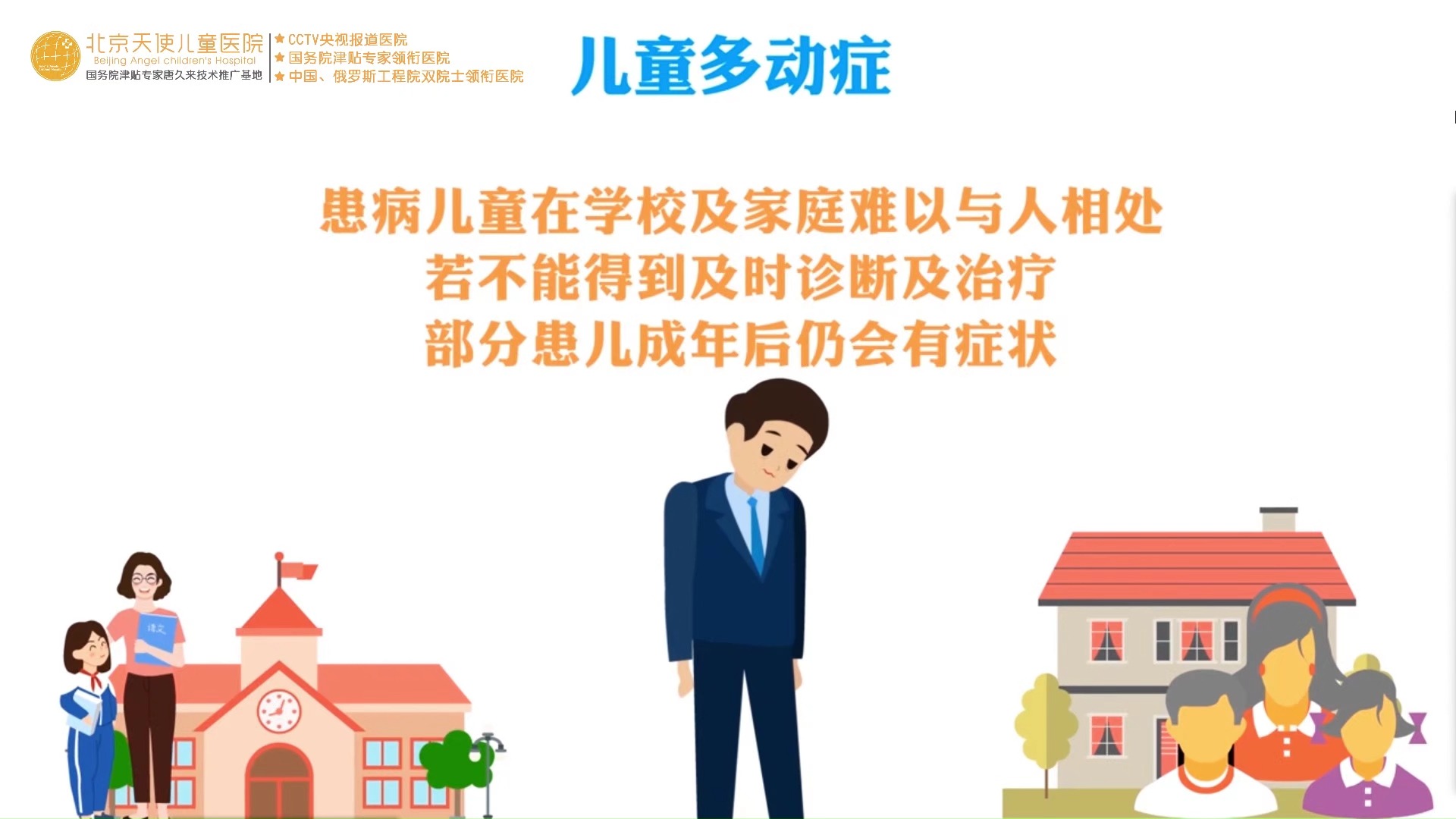 北京天使儿童医院-儿童多动症:认识这种常见的心理问题#儿童多动症