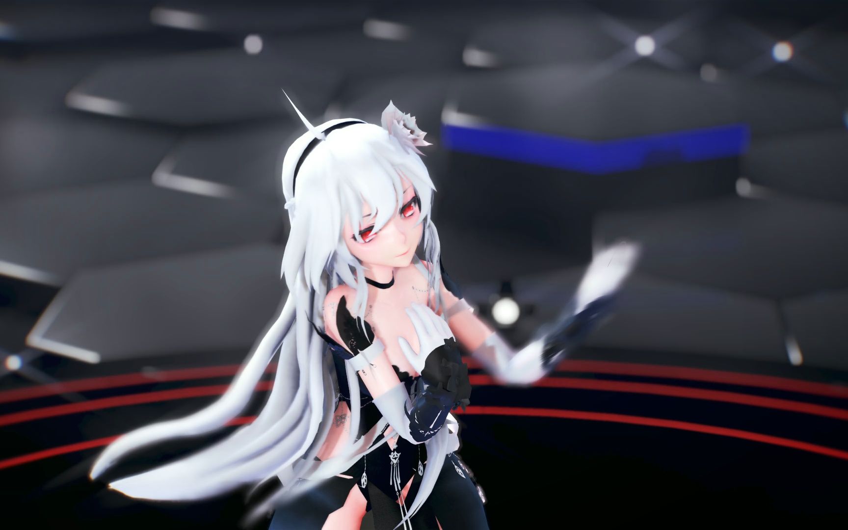 【弱音/MMD】白毛赤瞳什么的最棒了哔哩哔哩bilibili