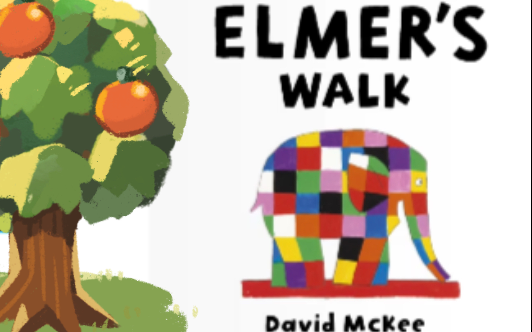 花格子大象艾玛去散步 Elmer's walk 英文绘本分享哔哩哔哩bilibili