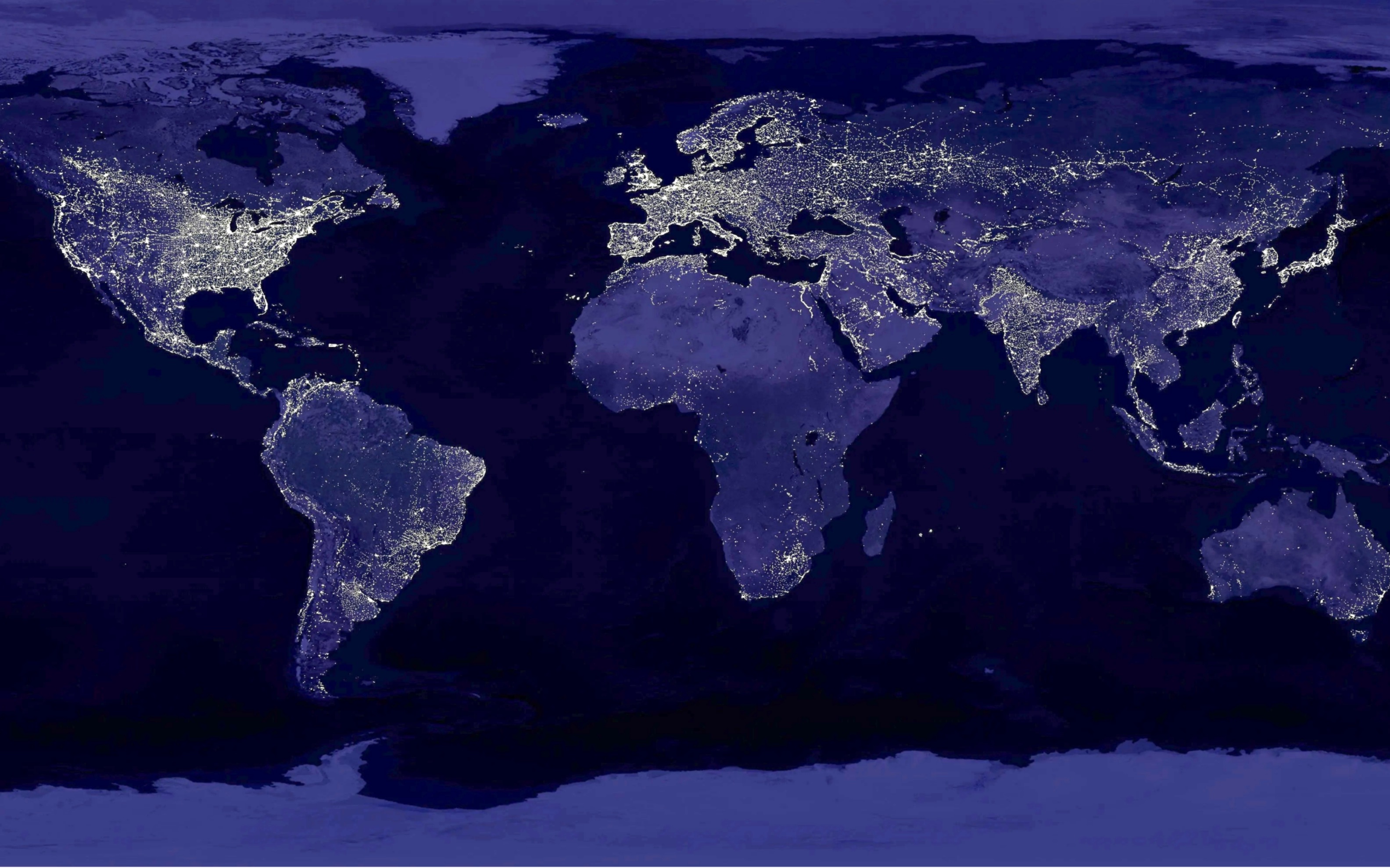 nasa夜间灯光图图片