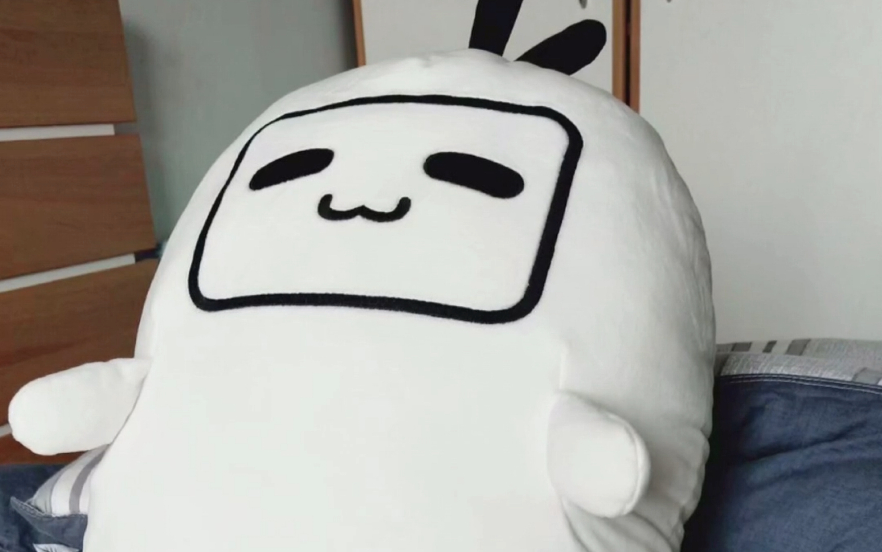 小电视小海豹抱枕,超可爱