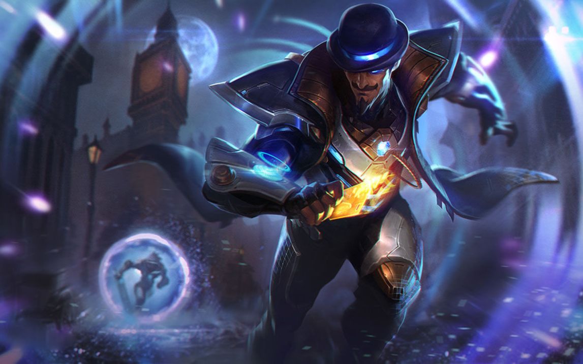 lol皮肤特效卡牌大师崔斯特