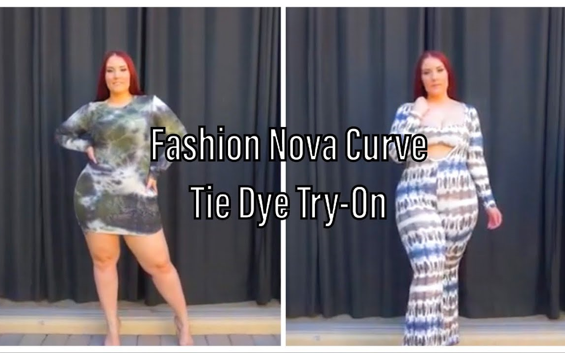 [图]【Ruby Red】Fashion Nova Curve Tie Dye Try-On Haul | Ruby Red