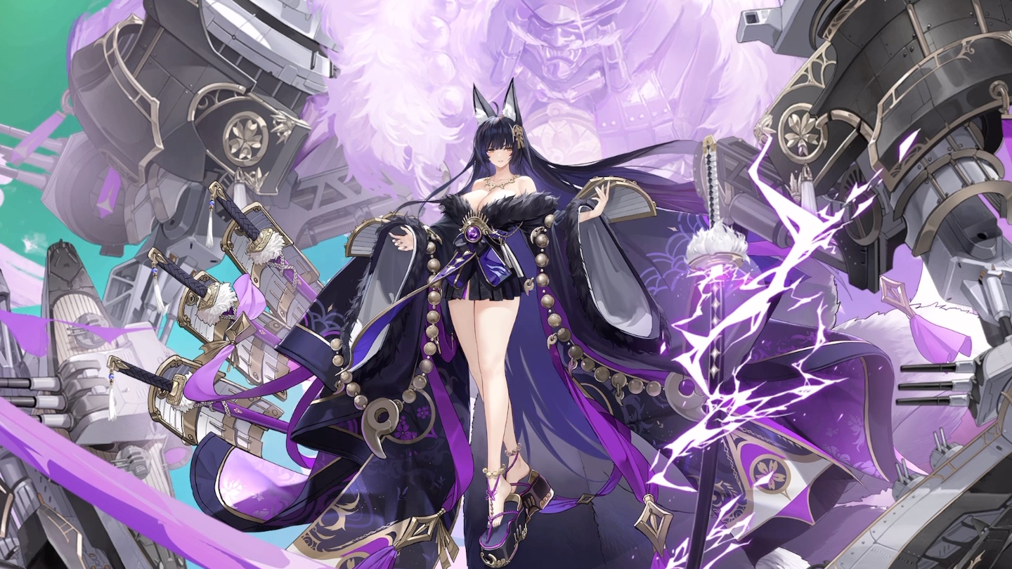 碧蓝航线武藏小人展示以及弹幕效果