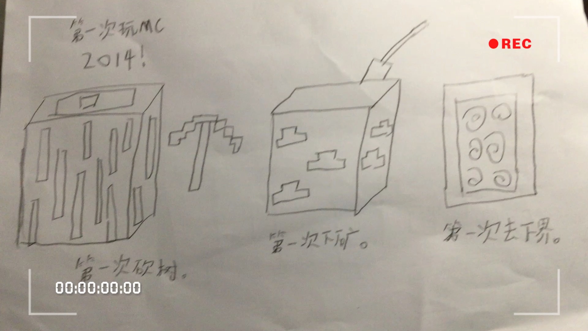 20142020我的世界绘画画渣