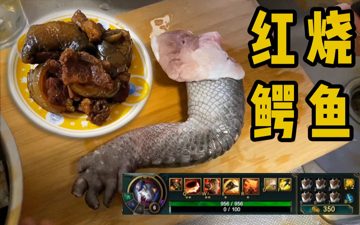 【直男下厨房】鳄鱼肉好吃吗?到底是黑暗料理还是人间美味?哔哩哔哩bilibili