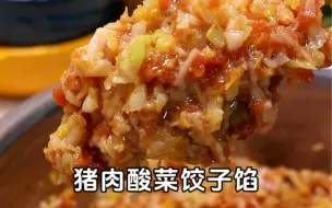 Скачать видео: 过年🧨吃饺子，你试试我这样调的“猪肉酸菜饺子馅”肥而不腻 唇齿留香，真的嘎嘎好吃～#饺子馅#猪肉酸菜馅#饺子#过年美食