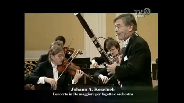 [图]Milan Turković Kozeluch Bassoon Concerto in C Major 米兰.图克维奇 演奏 c大调巴松管协奏曲