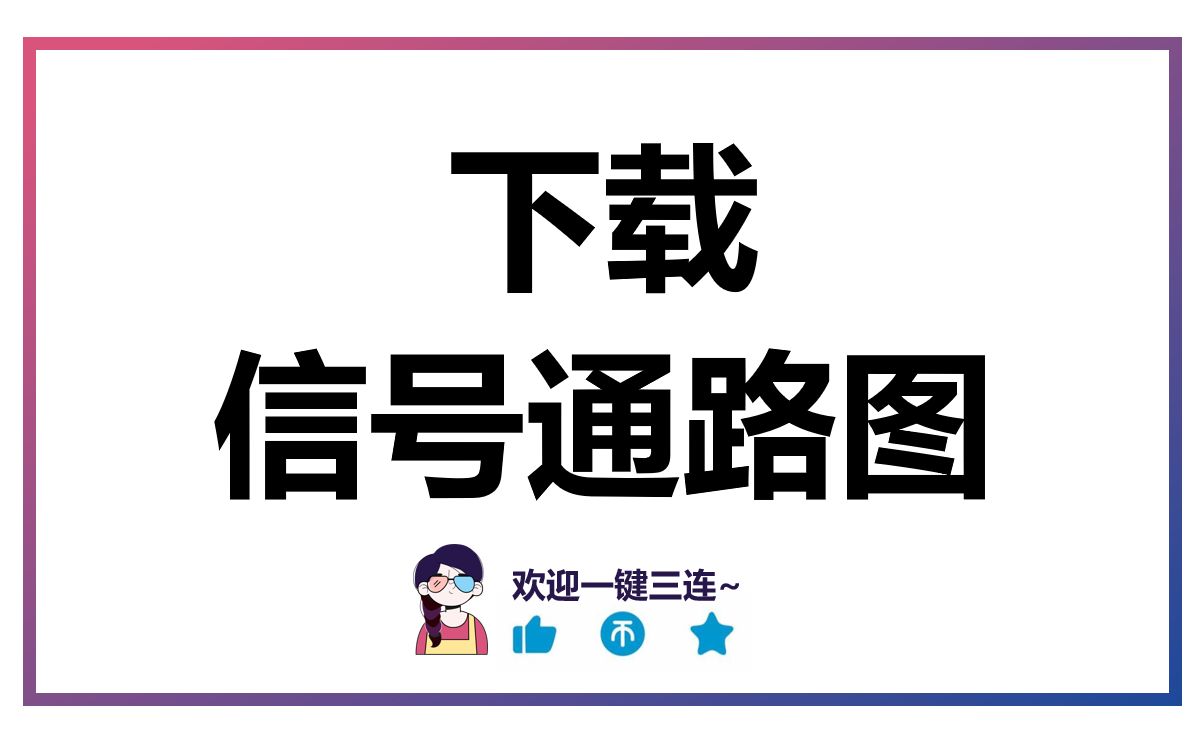 【信号通路】免费下载信号通路图,不能更简单了!哔哩哔哩bilibili