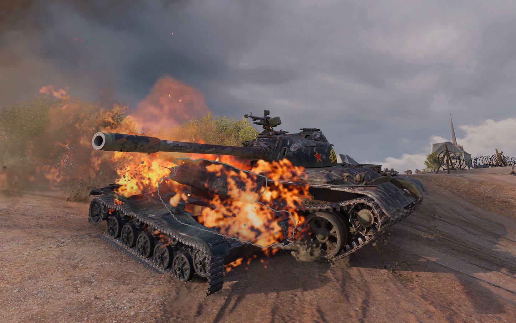 精准主炮一击必中,沉稳抗伤坚定不屈——坦克世界c系viii级中坦59式