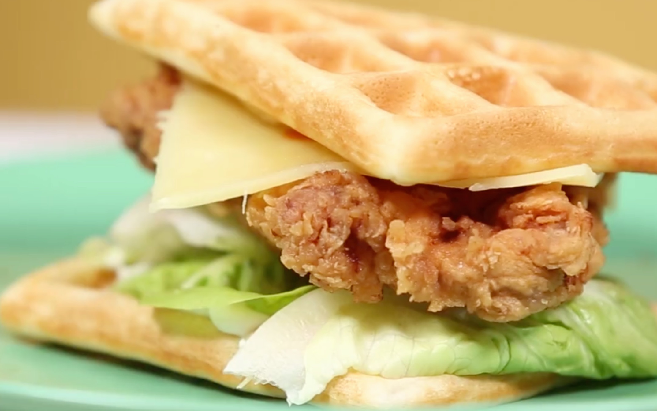 [tastemade]听说过华夫汉堡吗?