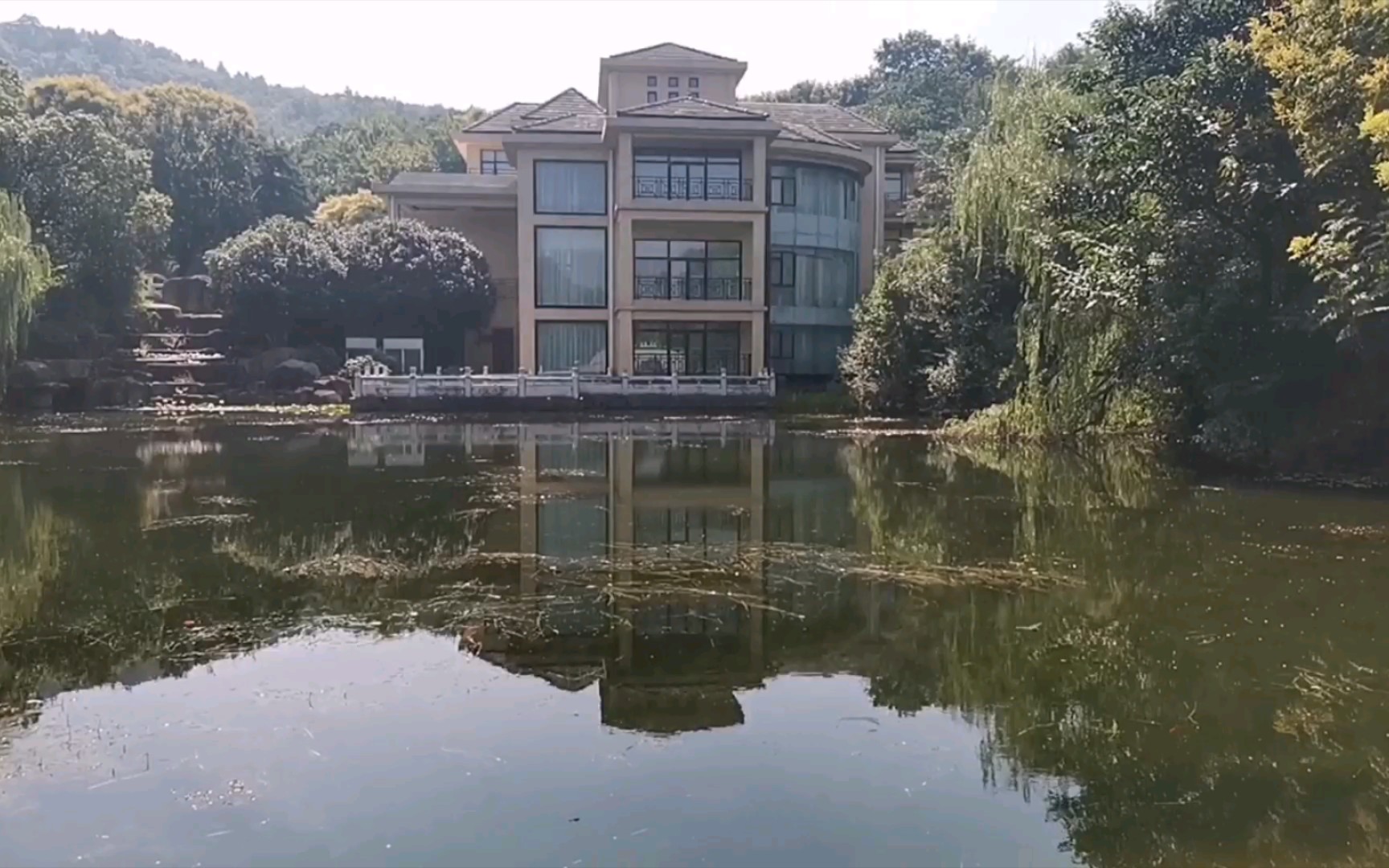 淮南煤矿宾馆园林风景