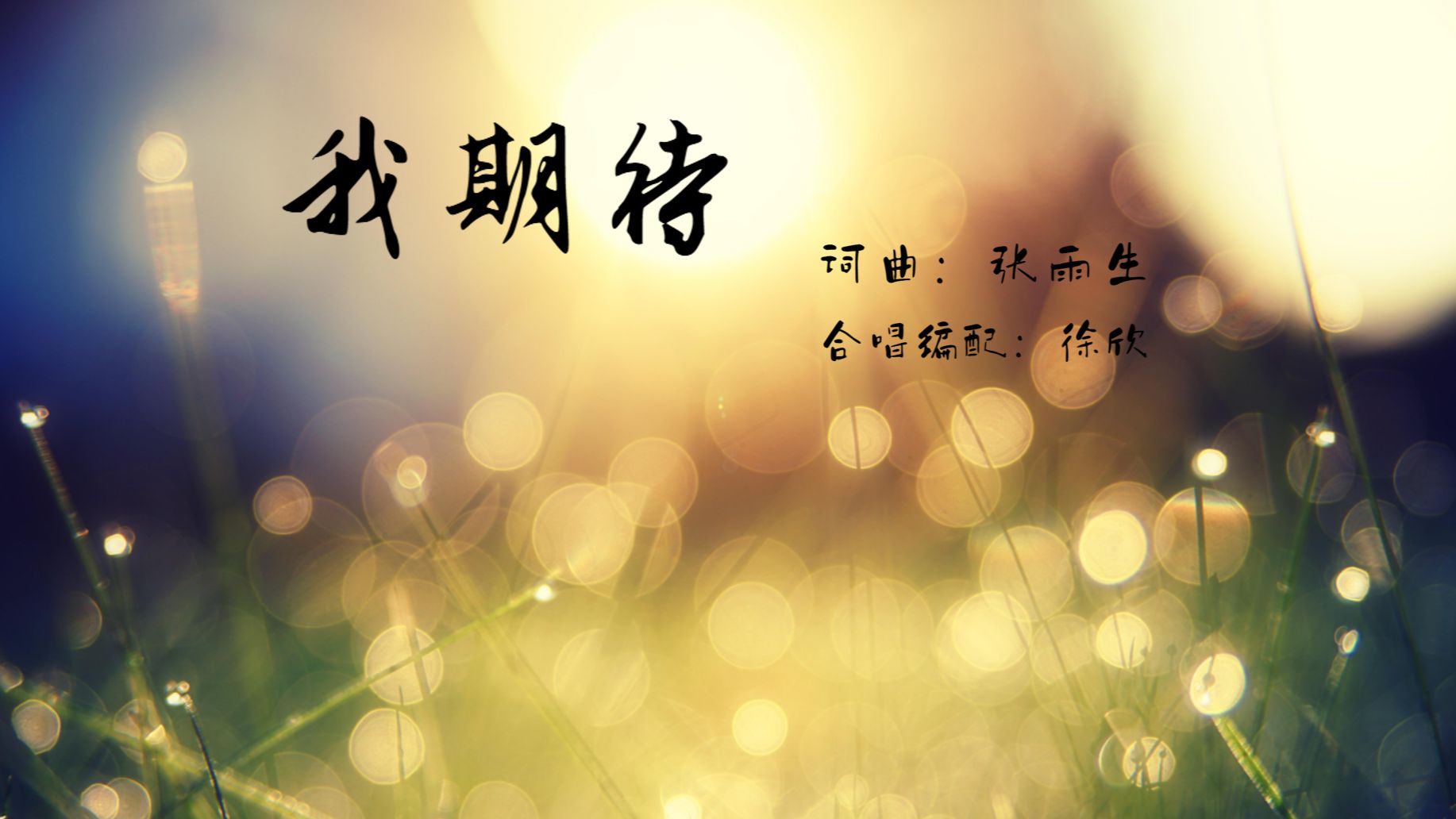 《我期待》——华中科技大学校合唱团【2024"启程"毕业季合唱专场音乐