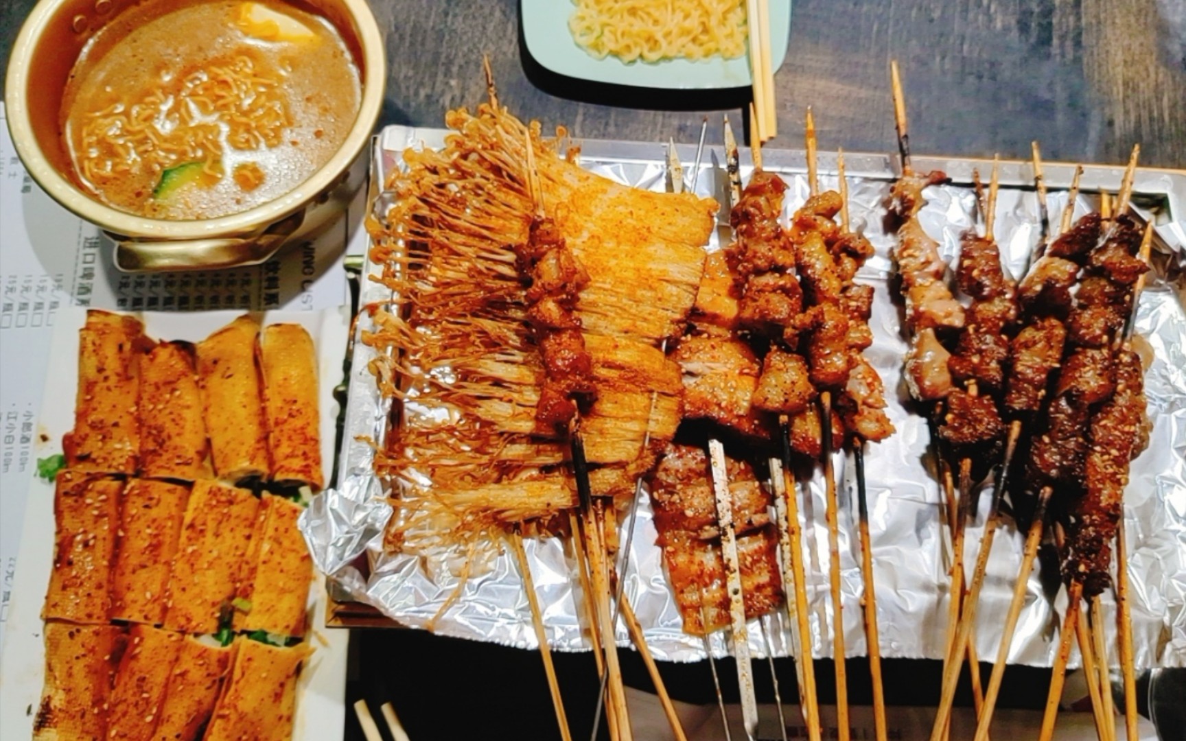 美食探店哈尔滨阿里巴巴烧烤烤串