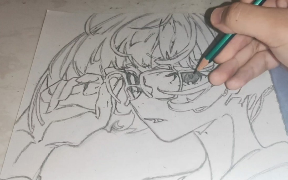 米山舞老师动态图临摹1