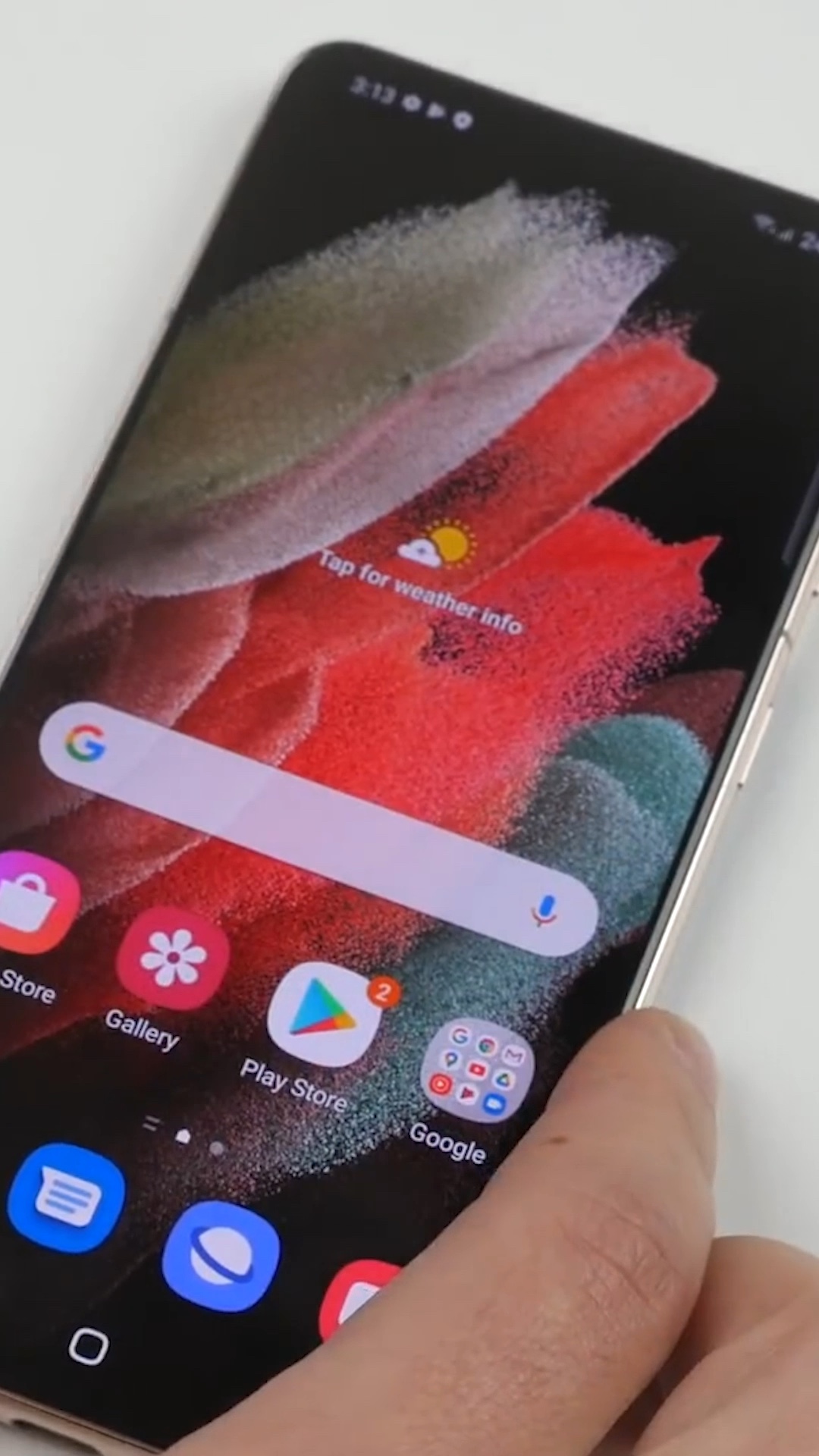 三星新款旗舰s21屏幕够硬的猜一下能硬