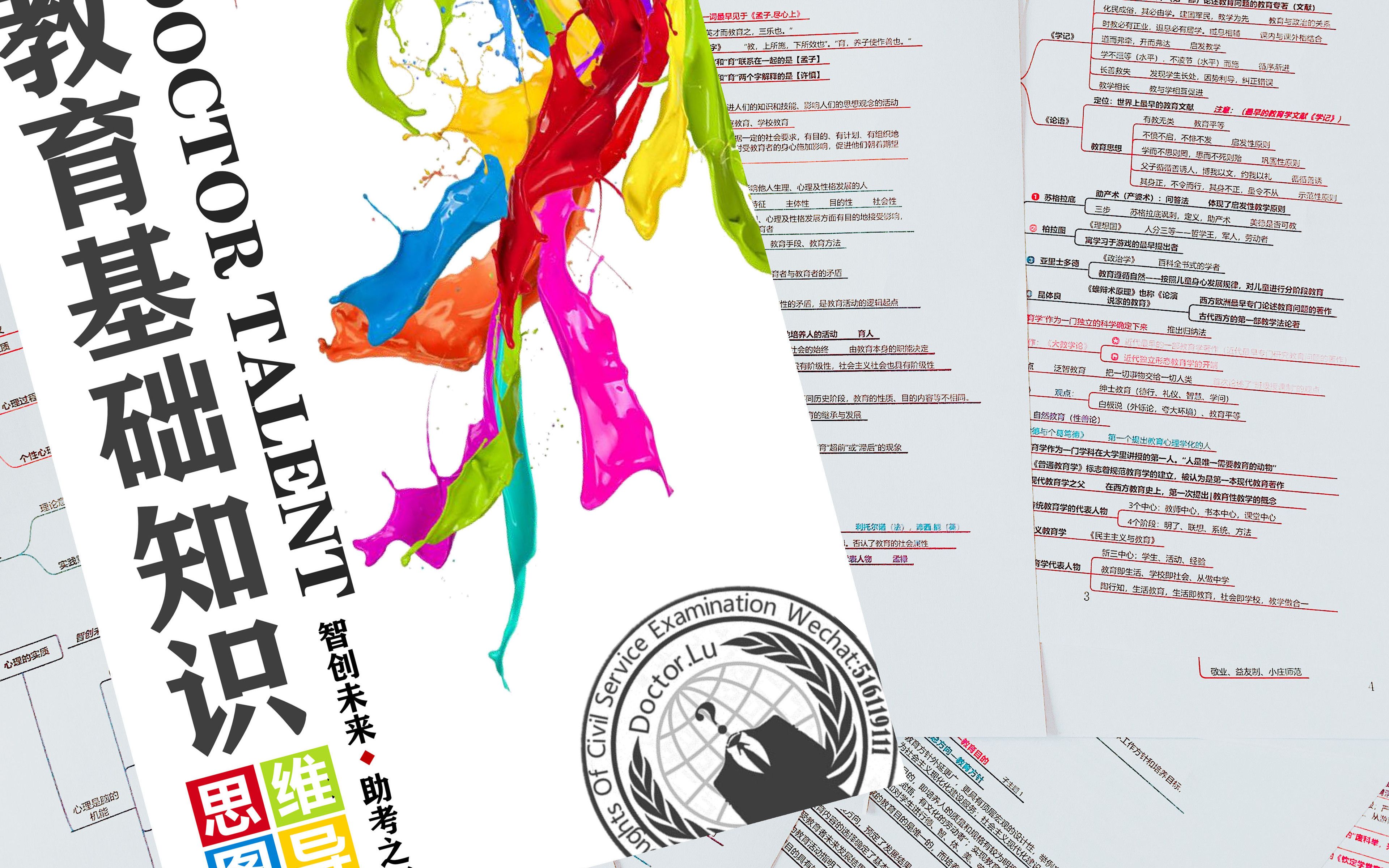 教师招考教师编制考试 教育基础知识学霸笔记 教育综合理论知识点思维导图哔哩哔哩bilibili