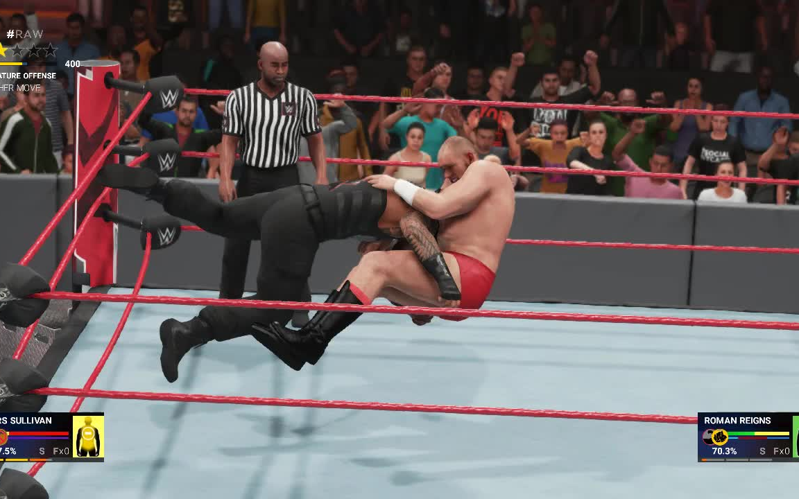 [图]WWE2K19 超级飞冲肩 来啦！