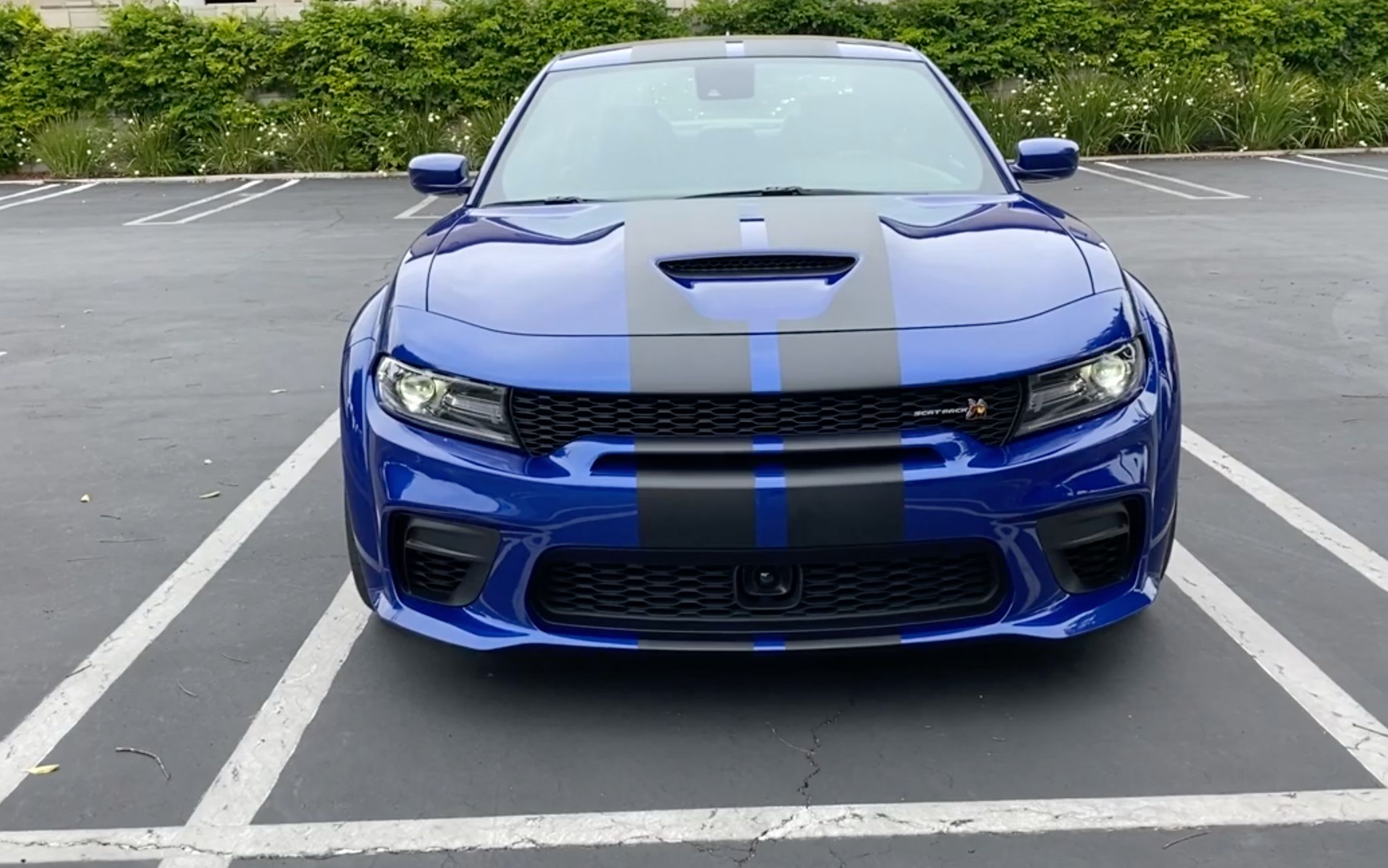 【北美警车专用】2020款道奇charger 392 scat pack宽体 排气实拍