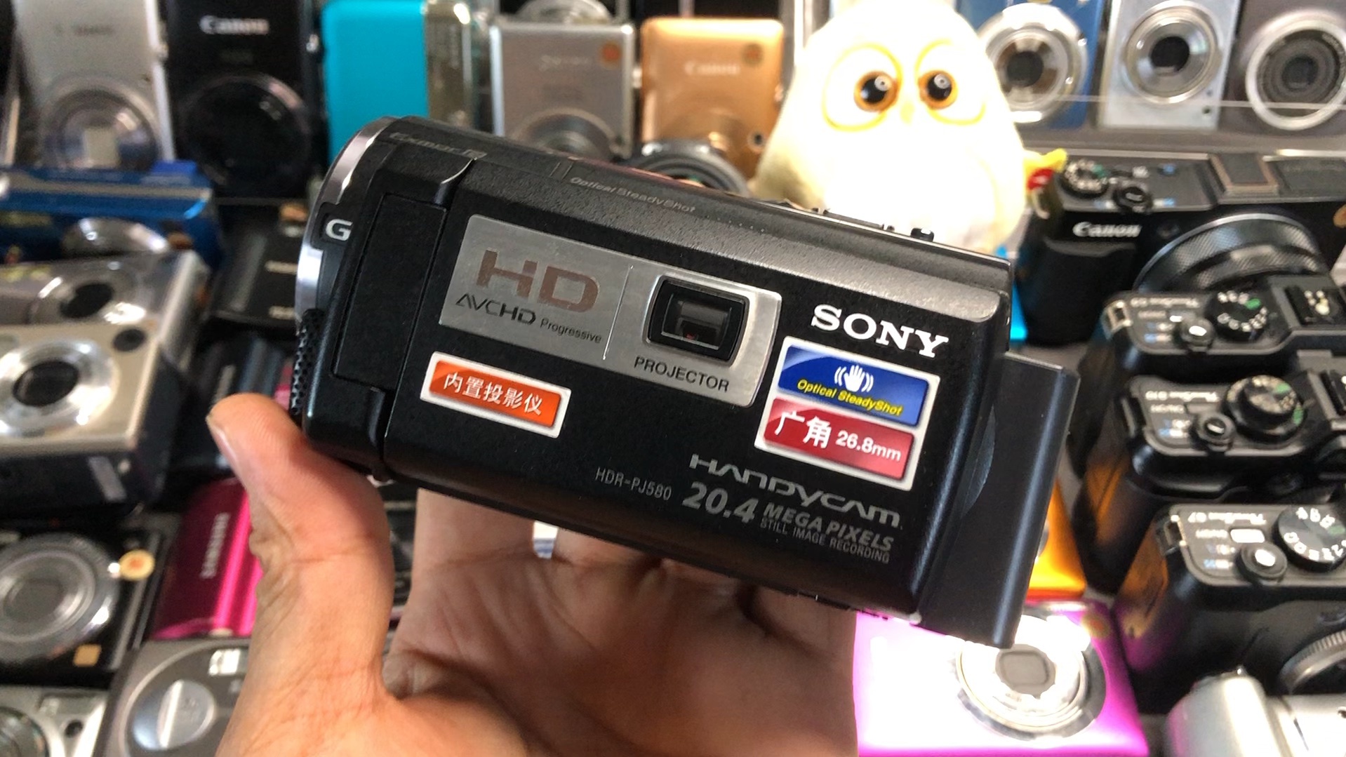 索尼的这款dv机居然带投影 太先进了有没有索尼pj580使用教程