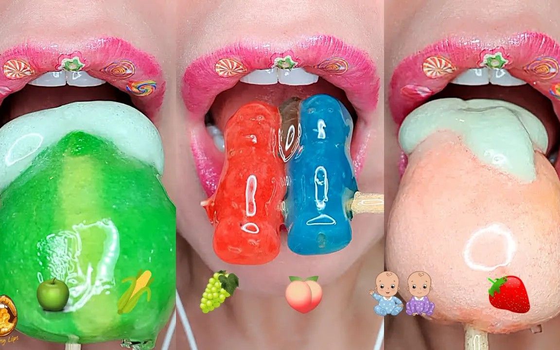 114. @satisfying lips 咀嚼音 声控 asmr