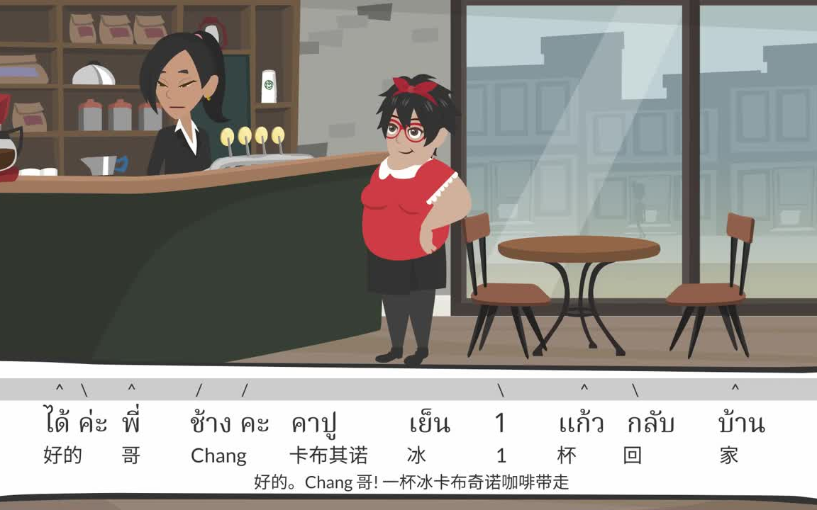 [图]【泰语学习】跟剧学泰文Thai and Chinese