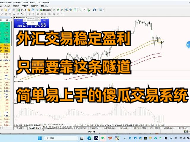 技术分析|外汇稳定盈利,只要靠这条隧道,简单易上手的傻瓜交易系统,小白一看就懂哔哩哔哩bilibili